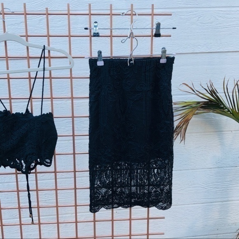 Two piece lace set - crop top and midi ski… - Picture 4 of 7